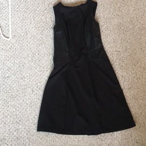 Black knit/leather Ralph Lauren Dress